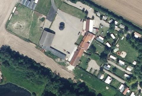 Vue aérienne du Camping de la Ferme de la Mottelette à Forest-Montiers