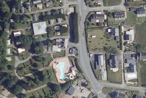 Vue aérienne du Camping de la Grande Plage à Lesconil