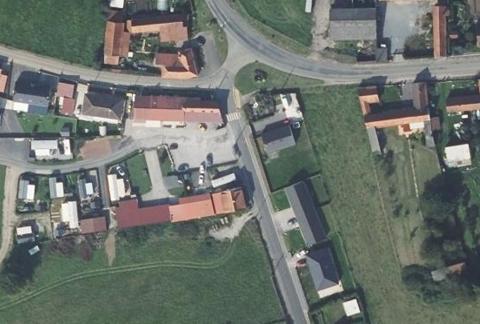 Vue aérienne du Camping de la Loge à La Loge