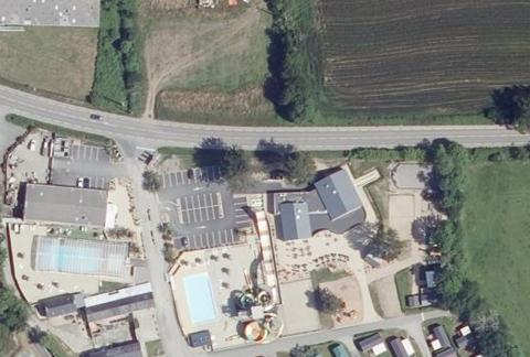 Vue aérienne du Camping de la Mer Blanche à Bénodet