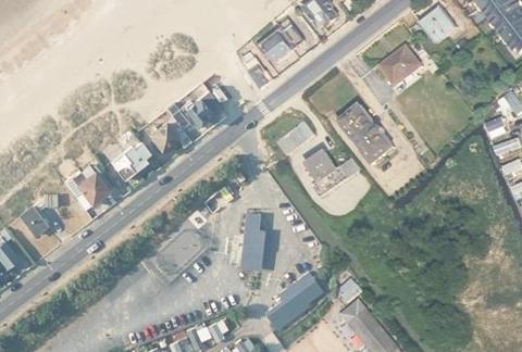 Vue aérienne du Camping de la Plage à Blonville-sur-Mer