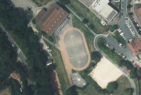 Vue aérienne du Camping de la Trillonnière à Mornant