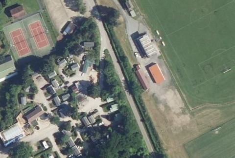 Vue aérienne du Camping de la Trye à Bresles