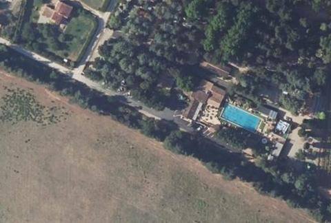 Vue aérienne du Camping de la Vallée de Taradeau à Taradeau