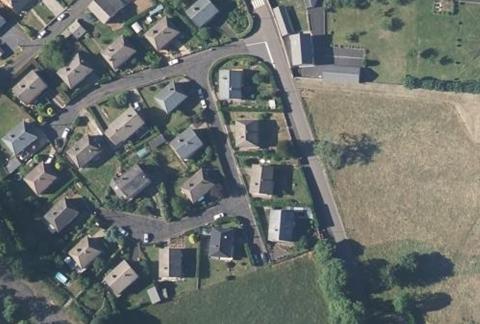 Vue aérienne du Camping de Lavaurs à Mauriac