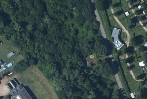 Vue aérienne du Camping de Lery-Poses en Normandie à Poses