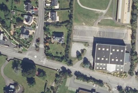 Vue aérienne du Camping de Rodaven à Châteaulin