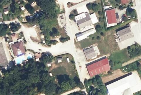 Vue aérienne du Camping de Saumont à Ruffieux