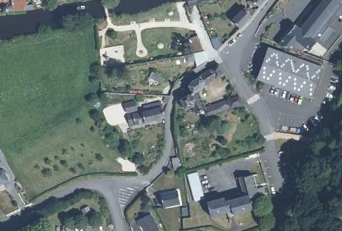 Vue aérienne du Camping de Traou Mélédern à Pontrieux
