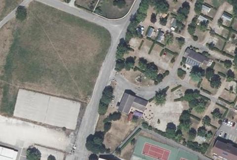 Vue aérienne du Camping Del Padel à Les Avenières