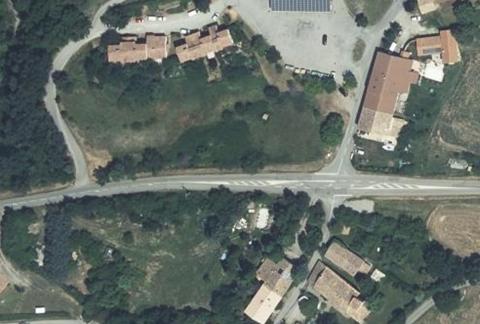 Vue aérienne du Camping des Barillons à Serres