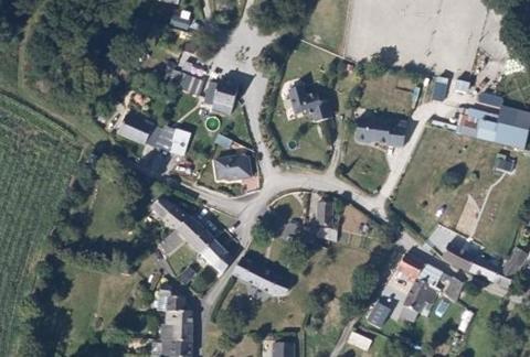 Vue aérienne du Camping des Cerisiers à Guillac