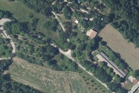 Vue aérienne du Camping des Combos à Piégros-la-Clastre