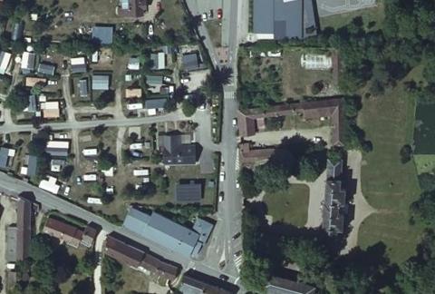 Vue aérienne du Camping des Étangs de Marsalin à Vert-en-Drouais