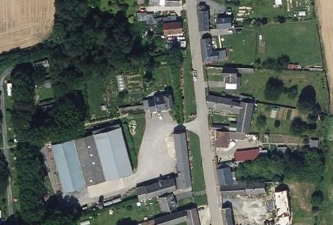 Vue aérienne du Camping des Hortensias à Vraignes-en-Vermandois