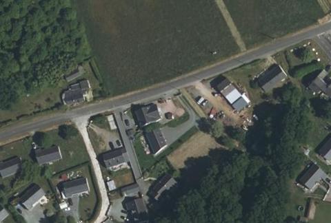 Vue aérienne du Camping des Loges à La Breille-les-Pins