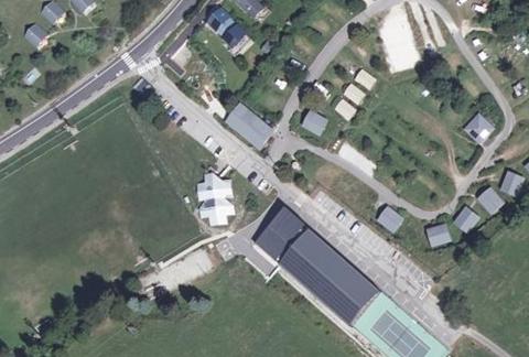 Vue aérienne du Camping des Petites Roches à Plateau-des-Petites-Roches