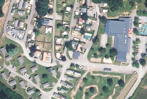 Vue aérienne du Camping Domaine de la Motte à Signy-le-Petit