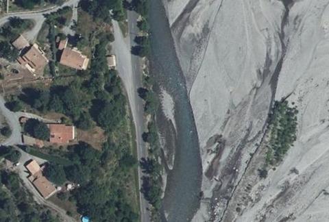 Vue aérienne du Camping du Bourg à Digne-les-Bains
