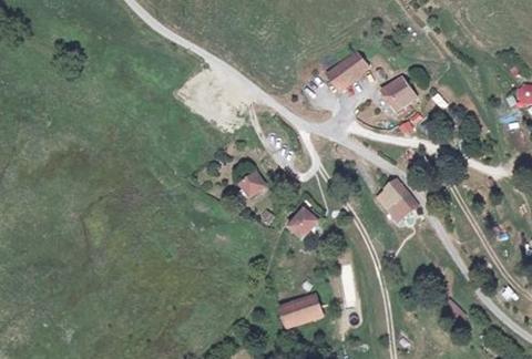 Vue aérienne du Camping du Buisson à Saint-Martin-d’Uriage