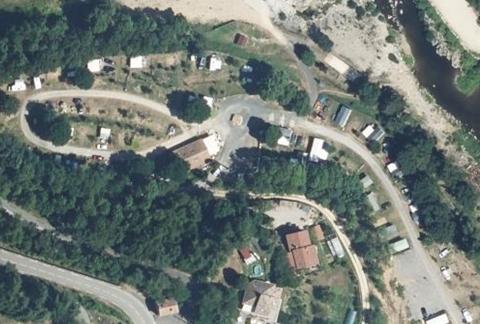 Vue aérienne du Camping du Cheylard sur Eyrieux à Le Cheylard