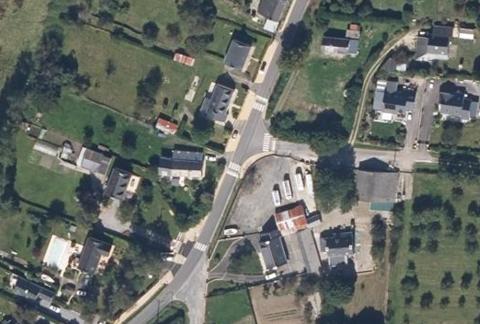 Vue aérienne du Camping du Clérigo à Theix-Noyalo