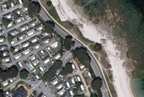 Vue aérienne du Camping du Conguel à Quiberon