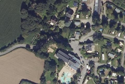 Vue aérienne du Camping du Goulet à Brest