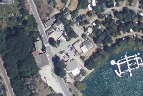 Vue aérienne du Camping du Lac à La Roche-de-Rame
