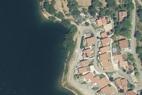 Vue aérienne du Camping du Lac à Pourcharesses