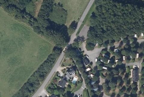 Vue aérienne du Camping du Parc Lann à Bono