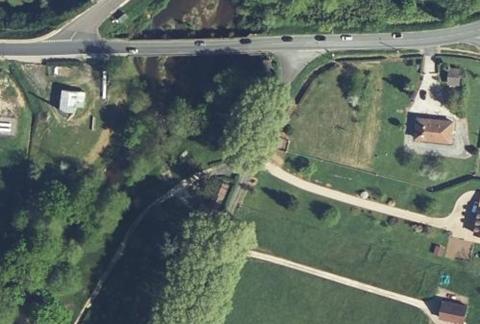 Vue aérienne du Camping du Périgord Vert à Excideuil