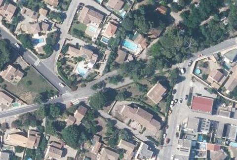 Vue aérienne du Camping du Pont à Gignac