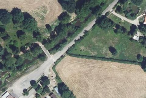 Vue aérienne du Camping du Pont Vert à Épinac