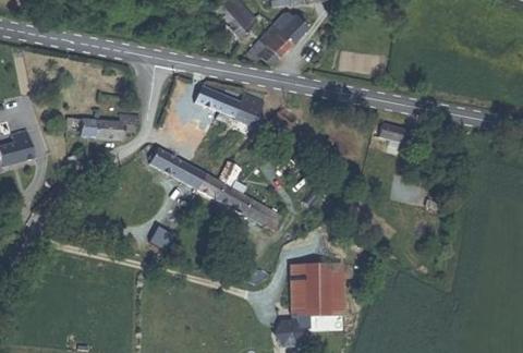 Vue aérienne du Camping du Port à Guémené-Penfao