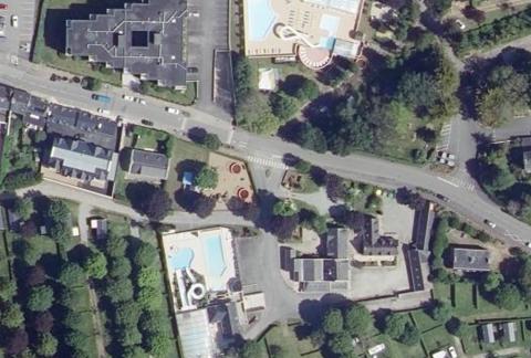 Vue aérienne du Camping du Poulquer à Bénodet