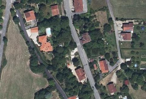 Vue aérienne du Camping du Rouergue à Villefranche-de-Rouergue
