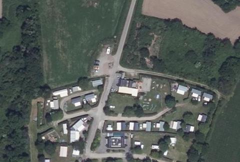Vue aérienne du Camping du Tromeur à Lanildut