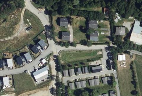 Vue aérienne du Camping el Paillès à Osséja