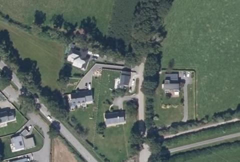 Vue aérienne du Camping Entre Terre et Mer à Pont-Scorff