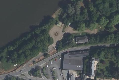 Vue aérienne du Camping Escale de Loire à Chalonnes-sur-Loire
