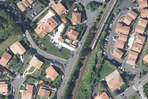 Vue aérienne du Camping Fondation Maison de la Gendarmerie Hendaye à Hendaye