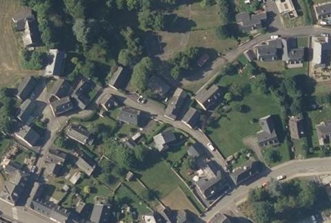 Vue aérienne du Camping Gcu Arrens à Arrens-Marsous