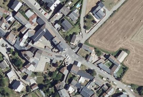 Vue aérienne du Camping Gcu Err à Err