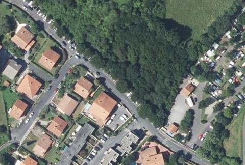 Vue aérienne du Camping Gcu Hendaye à Hendaye