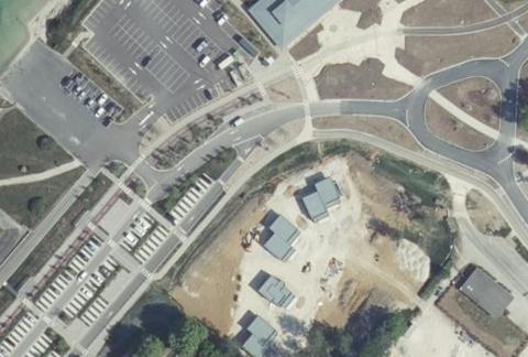Vue aérienne du Camping Gcu Mesnil-Saint-Père à Mesnil-Saint-Père
