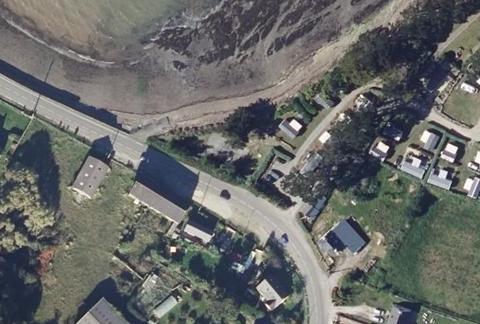 Vue aérienne du Camping Gwel Kaër à Lanvéoc