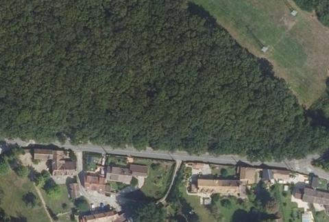 Vue aérienne du Camping Héliomonde à Saint-Chéron
