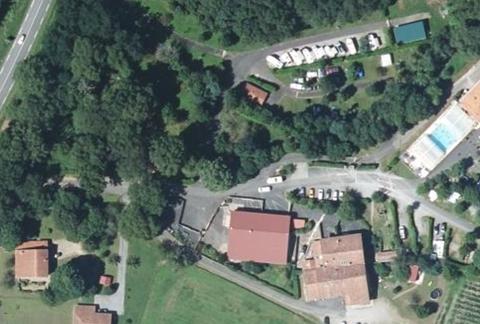 Vue aérienne du Camping Hiriberria à Itxassou
