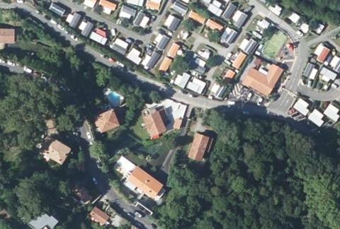 Vue aérienne du Camping International Erromardie à Saint-Jean-de-Luz